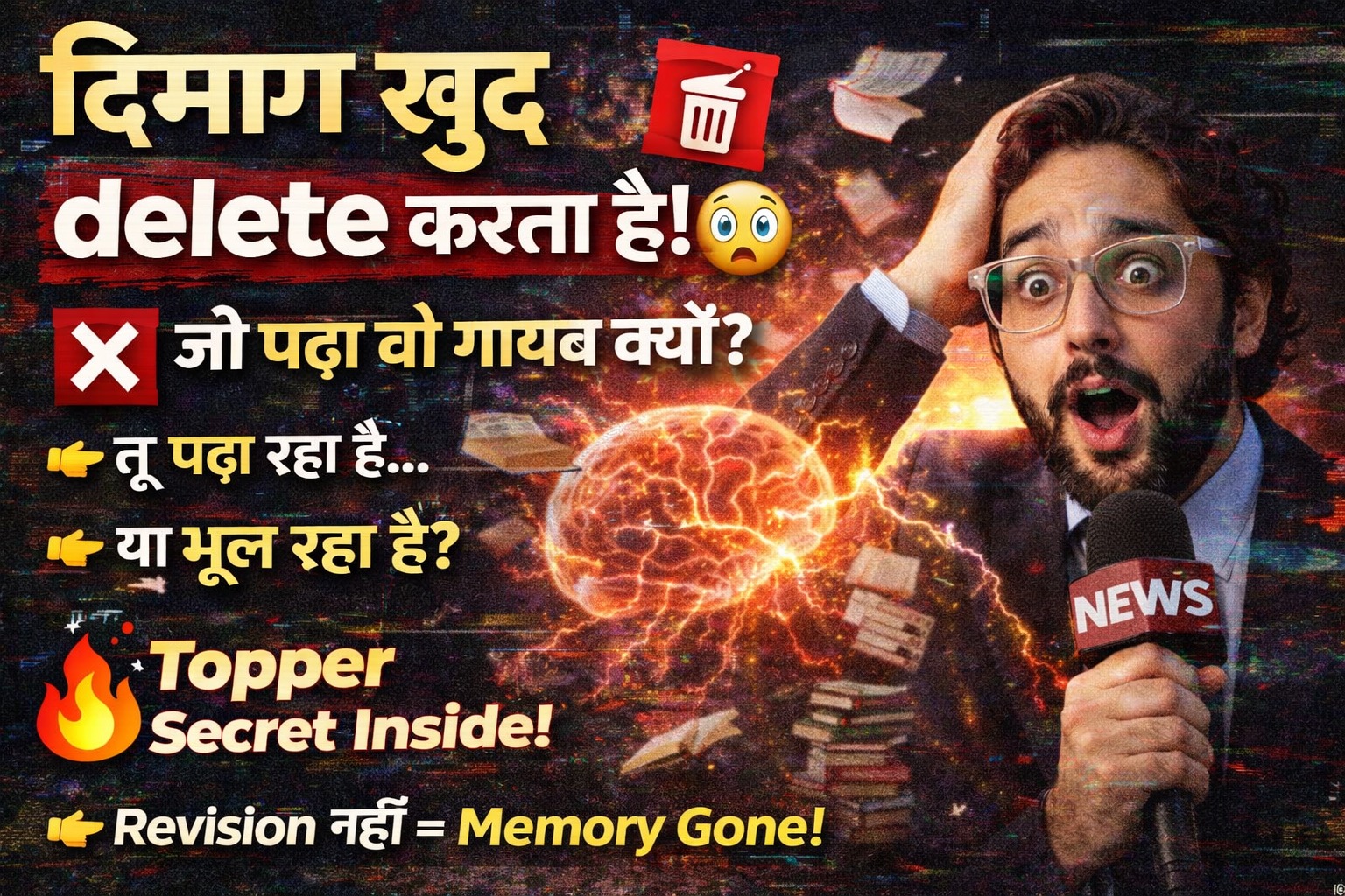 Your Brain Deletes Information While Studying! Shocking Truth 😳